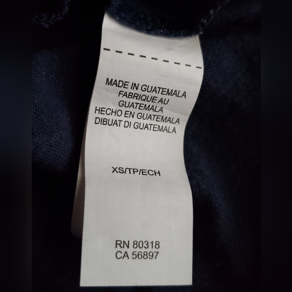 Lucky Brand Navy Blue Signature Style Top! - Picture 7 of 9